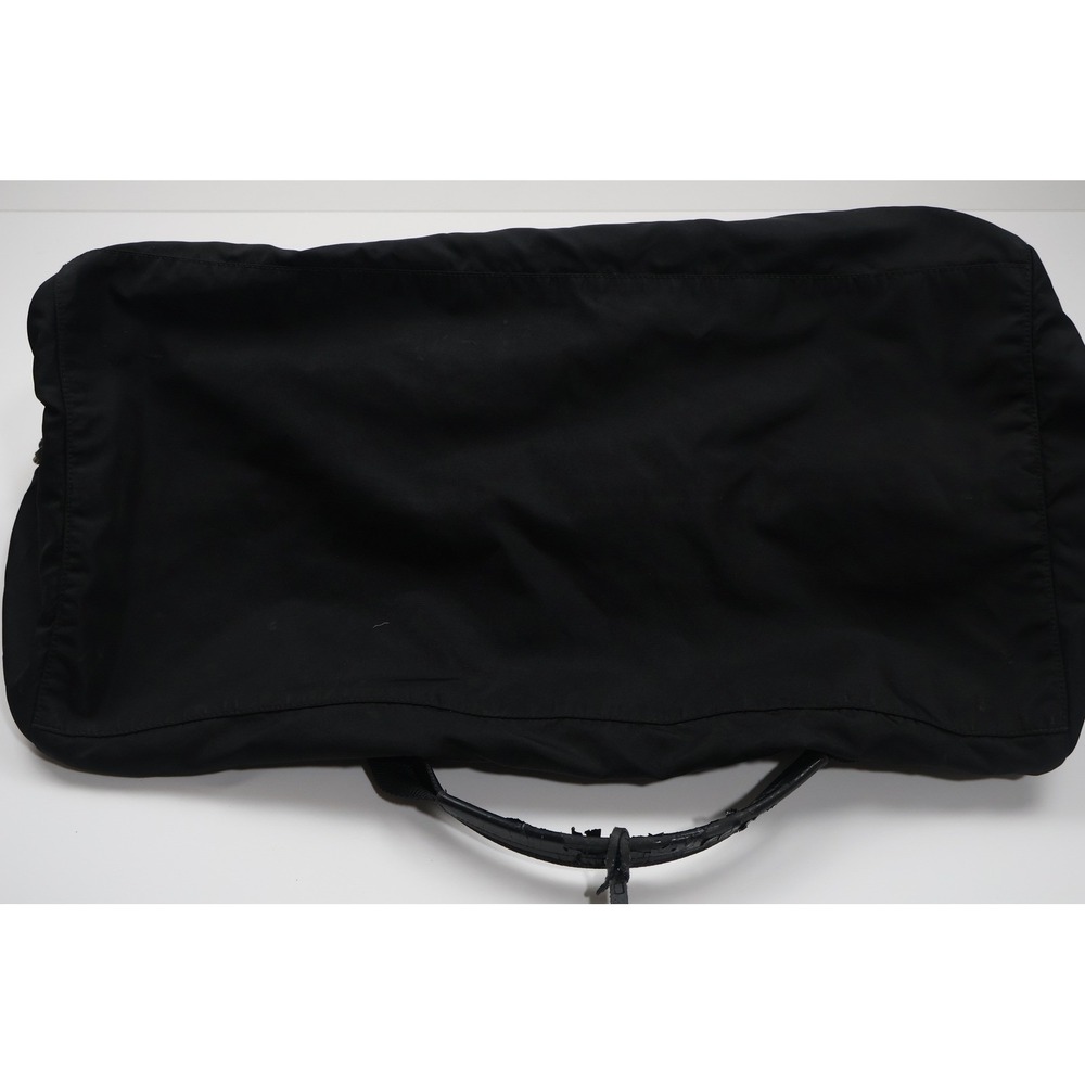 Prada Duffle Bag Nylon Black Travel Gym Weekender Carry On - Picture 14 of 16